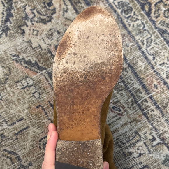 Vince Brown Suede Ankle Boots - Picture 2 of 3